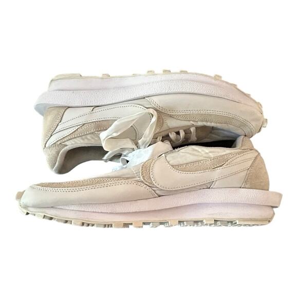 Nike x Sacai LD Waffle White Nylon Shoe Mens 10.5 - Picture 5 of 15